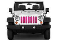 Grille Insert: Bright Sparkle Pink Flex - Made in the USA - Goats Trail