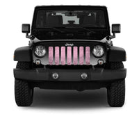 Grille Insert: Light Baby Pink Sparkle - Made in the USA - Goats Trail