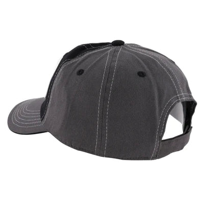 Hat - Jeep Chino Twill Patch - Black/Charcoal/White - Goats Trail Off-Road Apparel Company