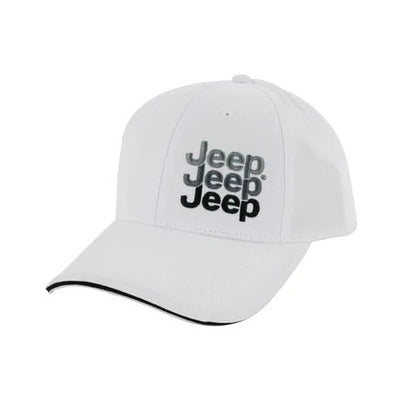 Hat - Jeep® Echo Grays - White - Goats Trail Off-Road Apparel Company