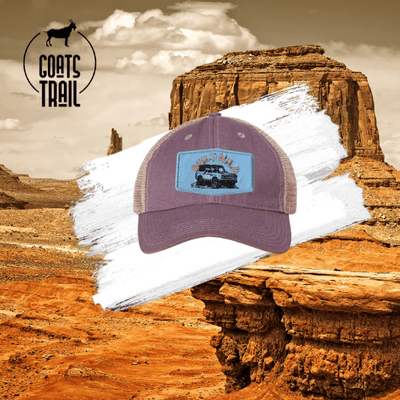 Hats-Ford Built Wild Trucker Hat - Goats Trail Off-Road Apparel Company