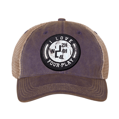 Hats-I Love 4 Play Trucker Hat - Goats Trail