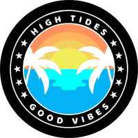 High Tides Good Vibes Spare Tire Cover - Goats Trail