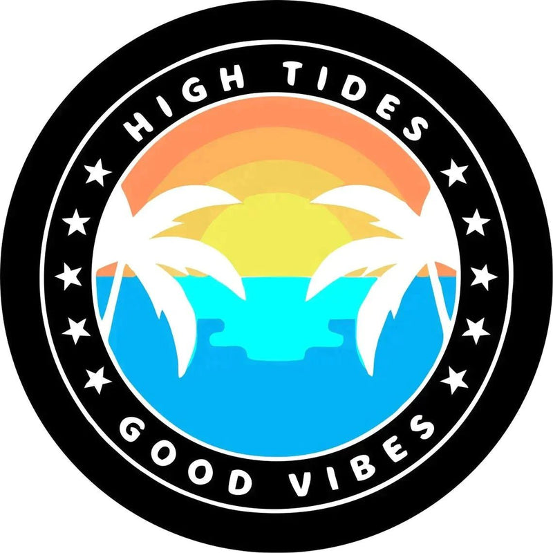 High Tides Good Vibes Spare Tire Cover - Goats Trail