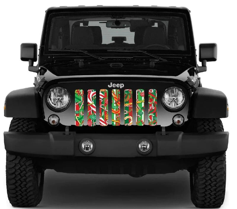 Holiday Candy Cane Lane Grille Insert - Goats Trail
