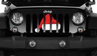 Holiday Santa Hat Christmas Grille Insert - Goats Trail