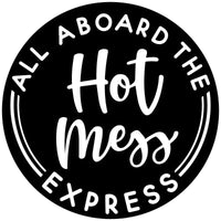 Hot Mess Express Funny Tire Cover - Jeep, Wrangler, JL, JK, Bronco, RV - Goats Trail