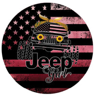 Jeep Girl Sunflower Spare Tire Cover - Goats Trail