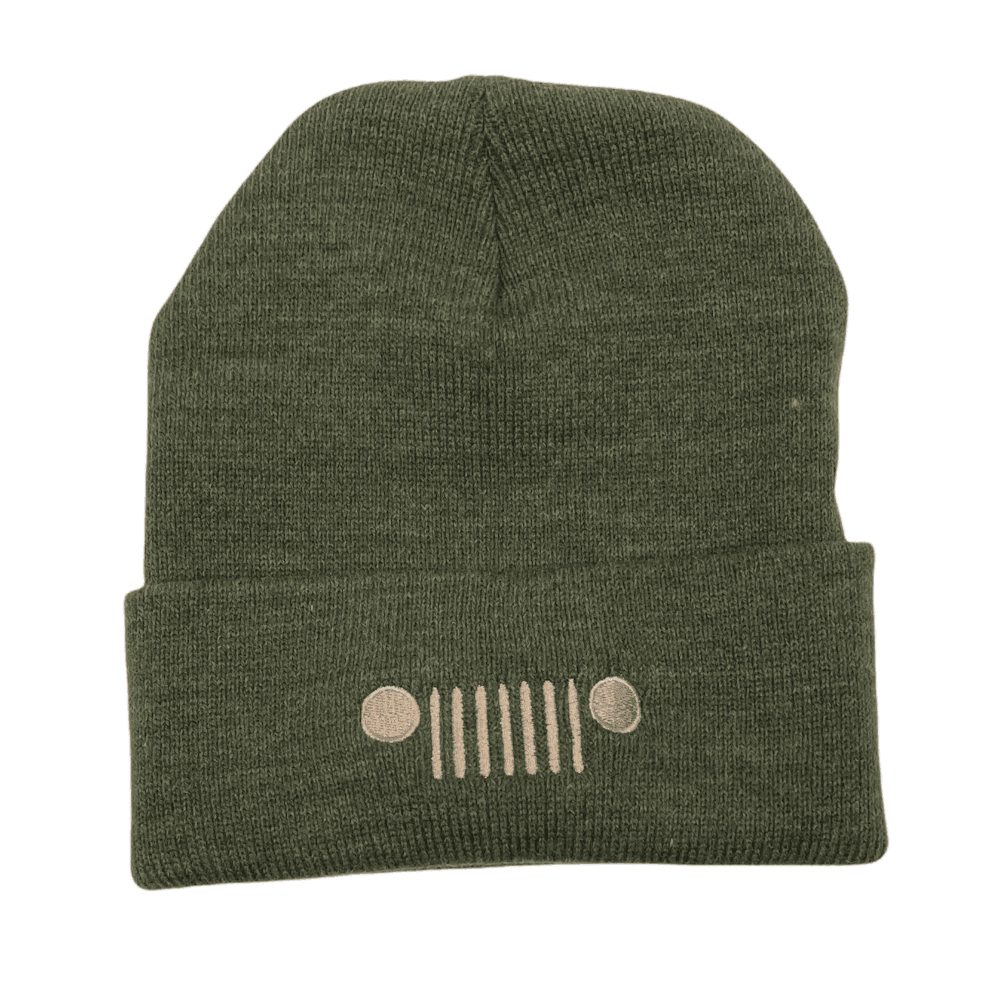 Jeep Grille Flip Knit - Army Green - Goats Trail