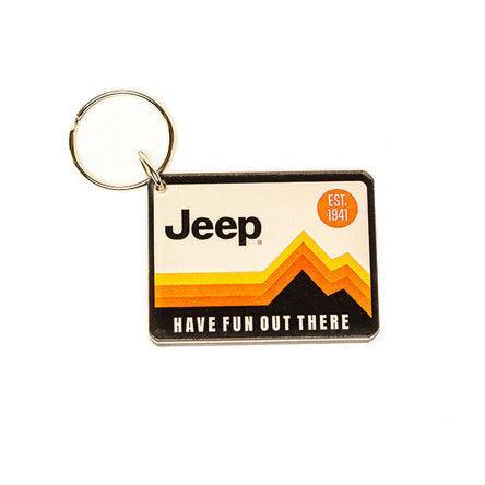 Jeep Have Fun Out There Acrylic Key Chain - Goats Trail
