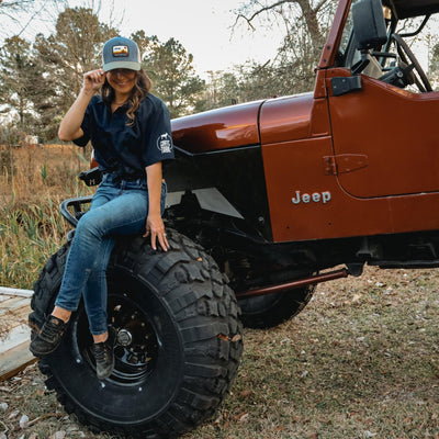 Jeep Have Fun Out There Trucker Patch Hat Hats