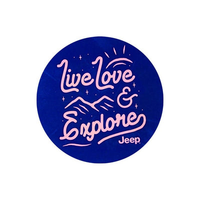 Jeep Sticker-Live, Love Explore - Goats Trail Off-Road Apparel Company