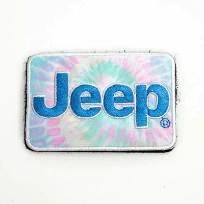 Jeep Tye-Dye Patch-Heat Seal Backing - Goats Trail Off-Road Apparel Company