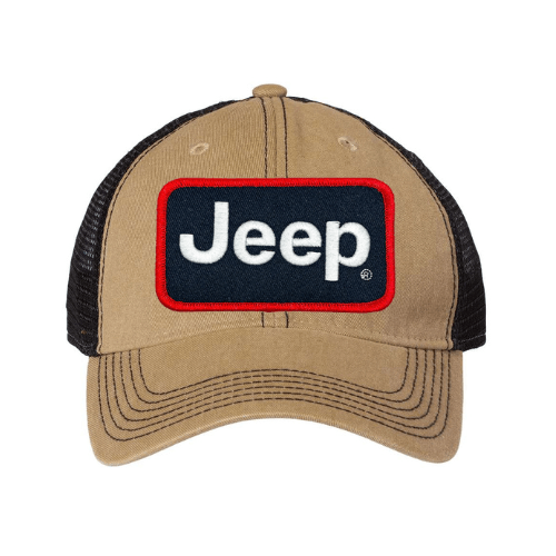 Jeep Vintage Washed Trucker Hat - Goats Trail
