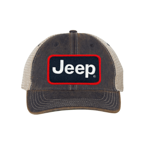 Jeep Vintage Washed Trucker Hat - Goats Trail