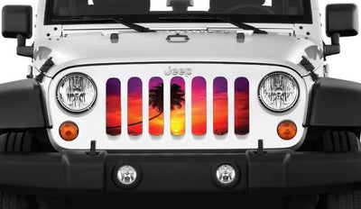 Just Beachy Vibes Jeep Grille Insert - Goats Trail Off-Road Apparel Company