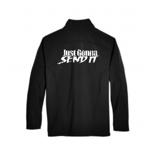 Just Gonna Send It Men's Big and Tall Soft Shell Jacket - Goats Trail Off-Road Apparel Company
