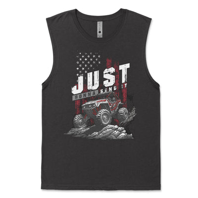 Just Gonna Send It Men's Muscle Tank - Goats Trail