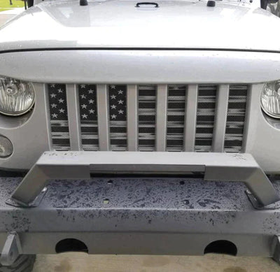 Kick Ass Stealth American Flag Grille Insert - Goats Trail
