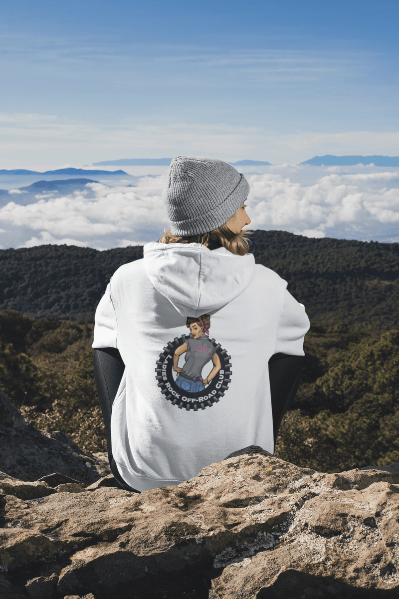 Ladies Rock Off - Road Club Hoodie by Bella + Canvas - Goats Trail