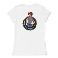 Ladies Rock Off - Road Club Slim Fit V - Neck Tee - Goats Trail