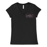 Ladies Rock Off - Road Club Slim Fit V - Neck Tee - Goats Trail