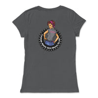 Ladies Rock Off - Road Club Slim Fit V - Neck Tee - Goats Trail