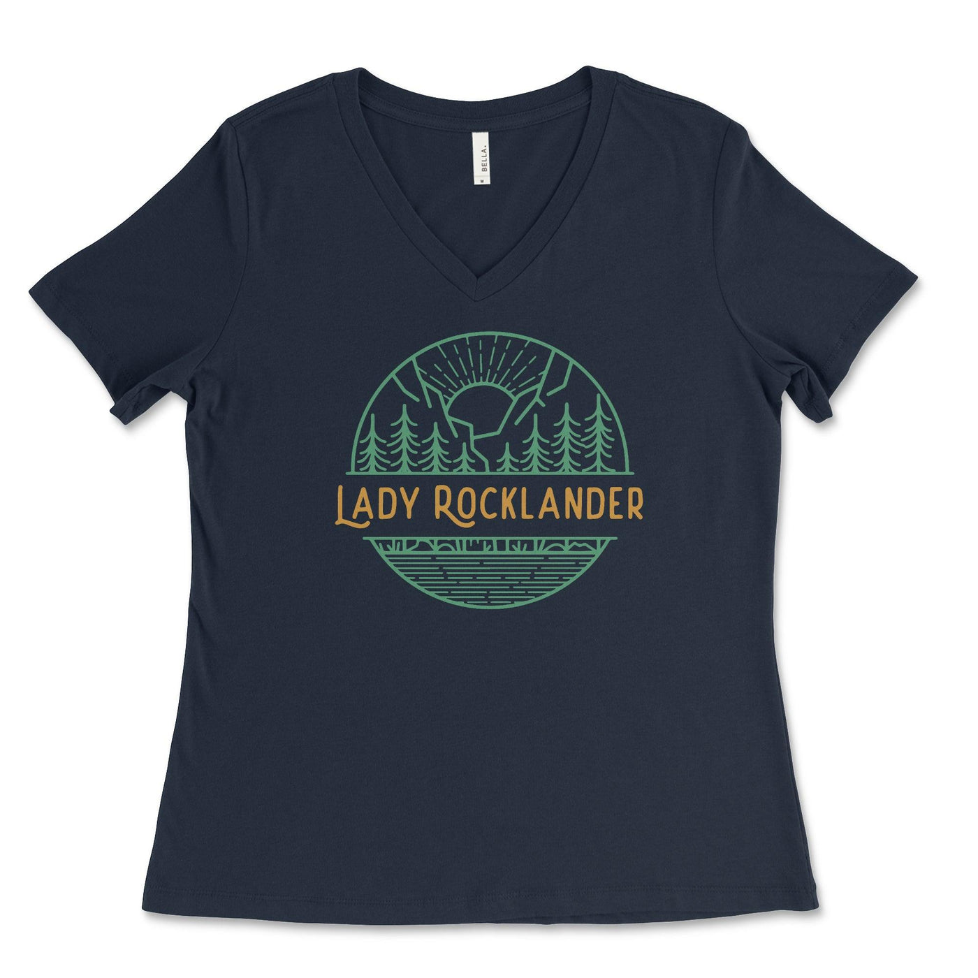 Lady Rocklander V-Neck Tee - Goats Trail