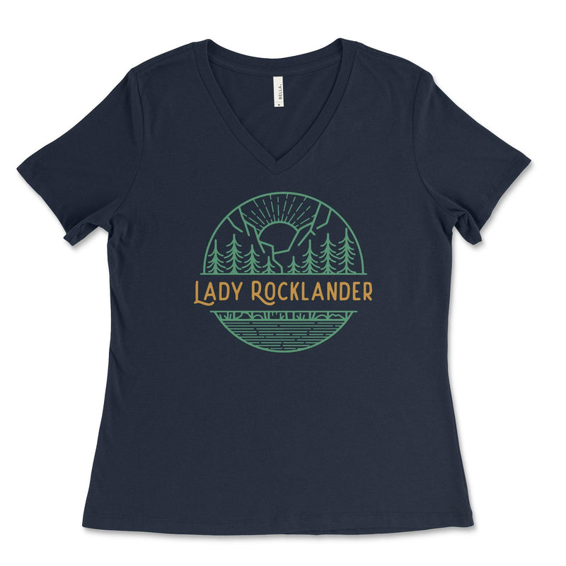 Lady Rocklander V - Neck Tee - Goats Trail
