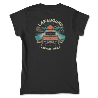 Lake Life is the Good Life 4 x 4 Women's Tee Black / Small Women's Fit T-shirts