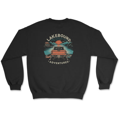 Lakebound Adventures Crewneck Sweatshirt Black / Small Crewneck Sweatshirt