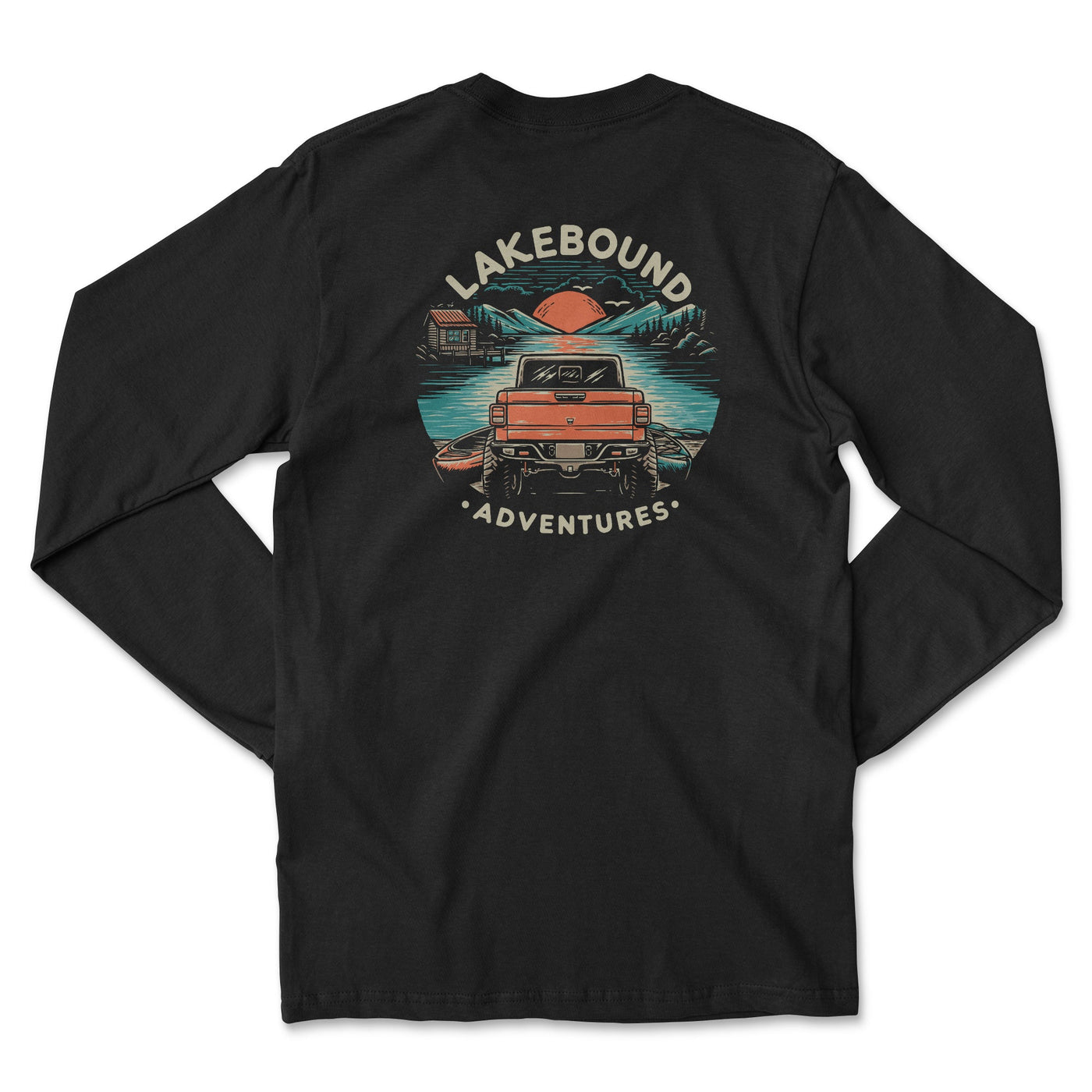 Lakefront Wanderlust Long-Sleeve Tee - Goats Trail Off-Road Apparel Company