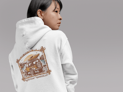 Lakefront Wrangler Wanderlust Hoodie Hooded Sweatshirt