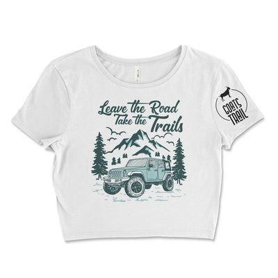 Leave the Road Take the Trails Crop Top - Goats Trail