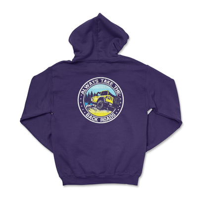 Life is Better on the Backroad Hoodie - Goats Trail Off-Road Apparel Company