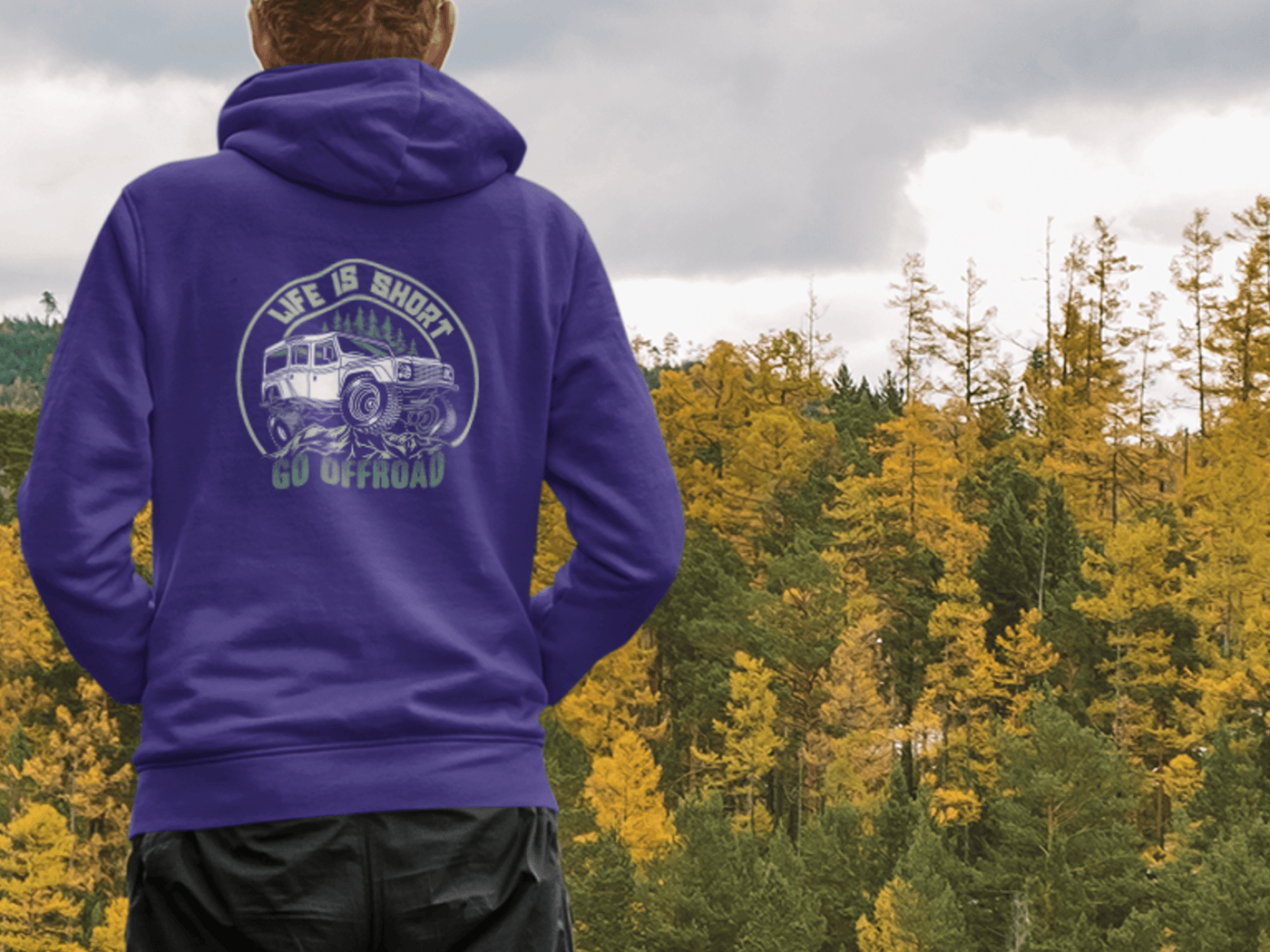 Life is Short Go Offroad Hoodie - Goats Trail Off-Road Apparel Company