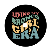 Living my Bronco Life Spare Tire Cover - Goats Trail