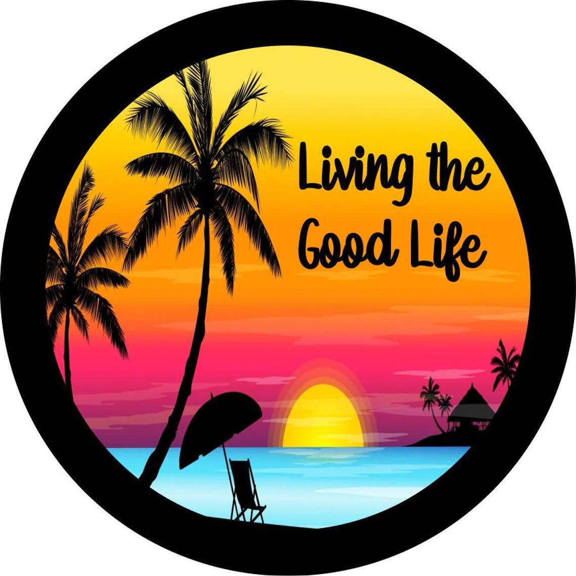 Living the Good Life Spare Tire Cover - Goats Trail