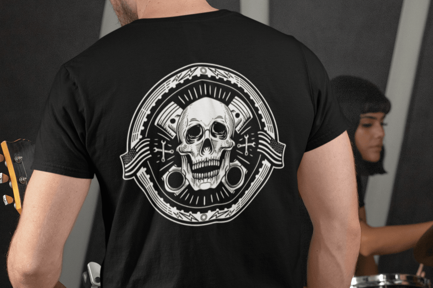 Mechanic Skull Wrench T-shirt - Goats Trail