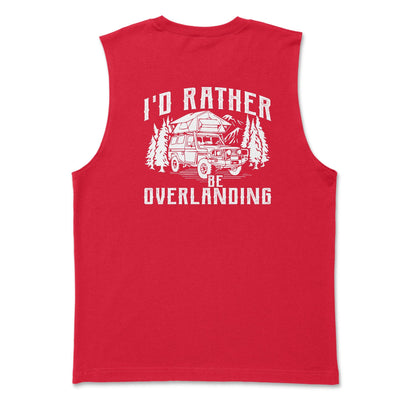 Men's I'd Rather Be Overlanding Muscle Tee - Goats Trail