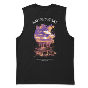 Men's Muscle Tank Top-Nature's Heart - Goats Trail Off-Road Apparel Company