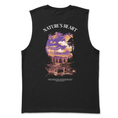 Men's Muscle Tank Top-Nature's Heart - Goats Trail Off-Road Apparel Company