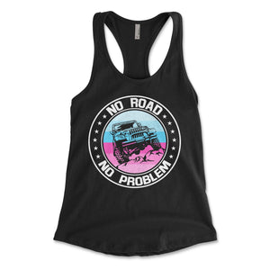 No Road No Problem Women's Racerback Tank Top - Goats Trail