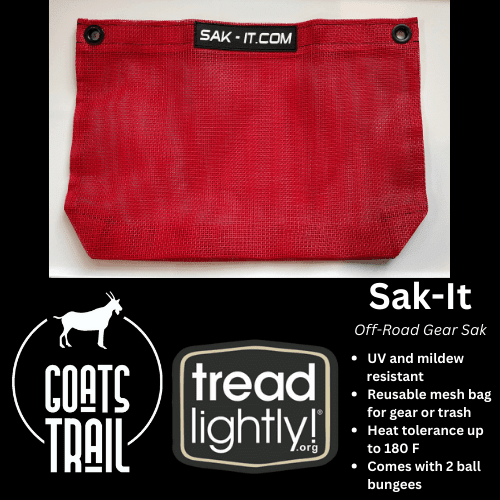 Off - Road Gear Sak - Goats Trail