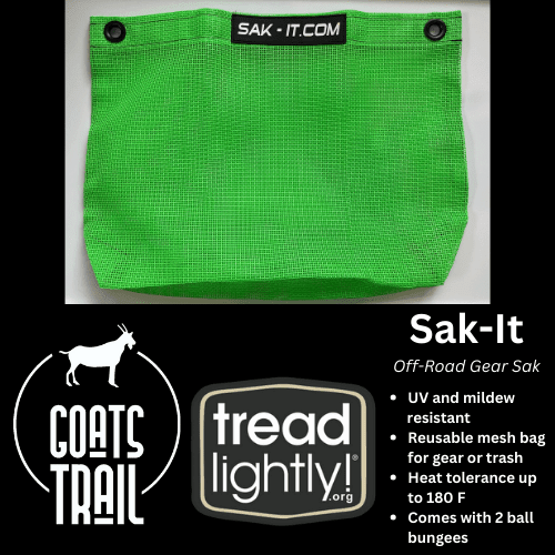 Off - Road Gear Sak - Goats Trail