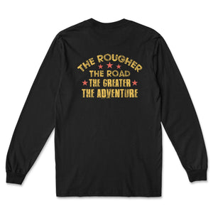 Offroad Adventure Long-Sleeve Tee-Black Gildan Softstyle - Goats Trail Off-Road Apparel Company