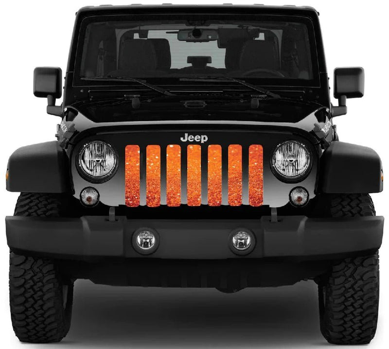Orange Sparkle Grille Insert - Goats Trail