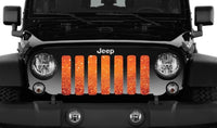 Orange Sparkle Grille Insert - Goats Trail