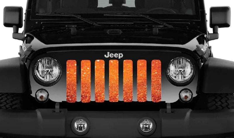 Orange Sparkle Grille Insert - Goats Trail