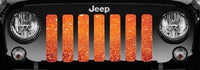 Orange Sparkle Grille Insert - Goats Trail